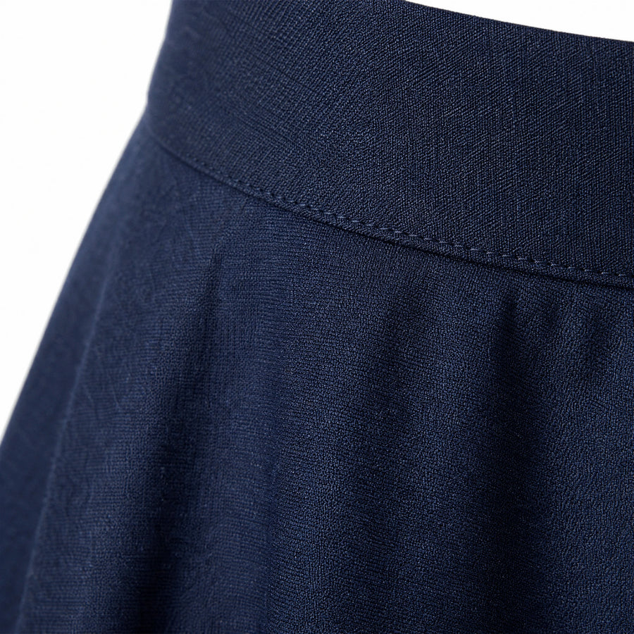 Jupe Vintage Longue Plissée Hiver - close-up détail matière