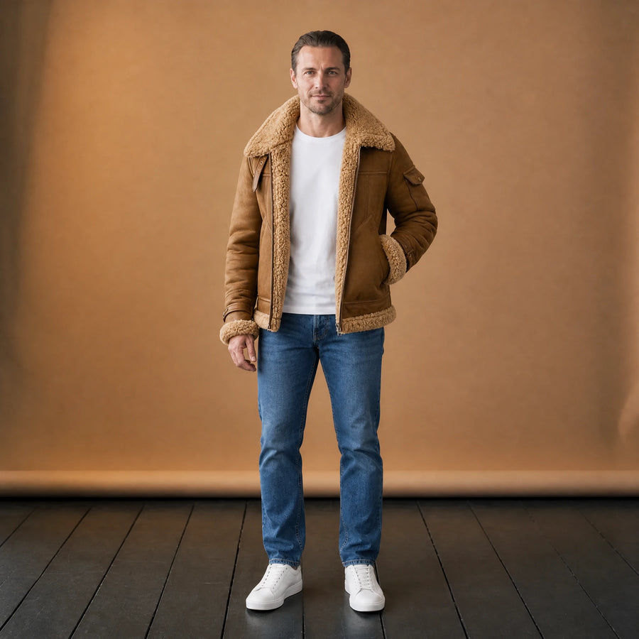 Veste épaisse à revers d'hiver vintage - VETEMENT Studio HOMME