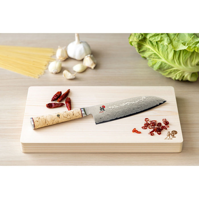 MIYABI Santokumesser, 18 cm | Braun