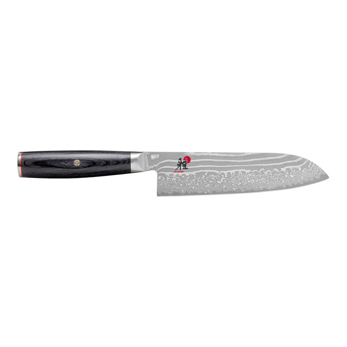 MIYABI Santokumesser, 18 cm | Schwarz