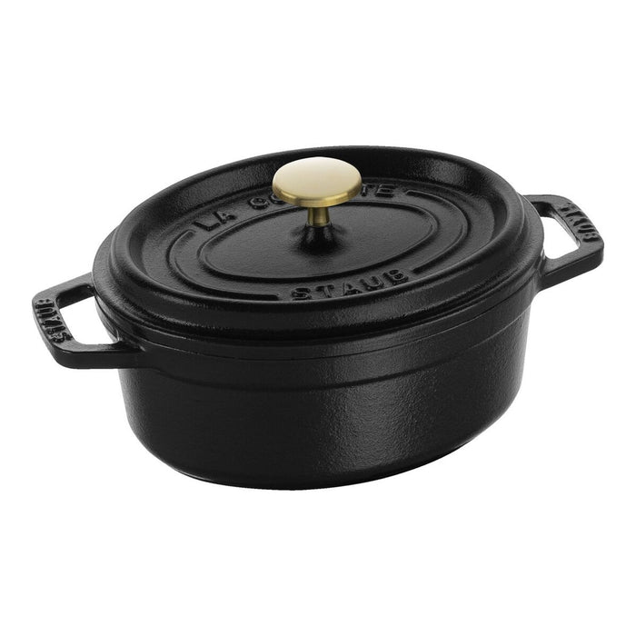 STAUB Cocotte, 37 cm | Graphit-Grau | oval | Gusseisen