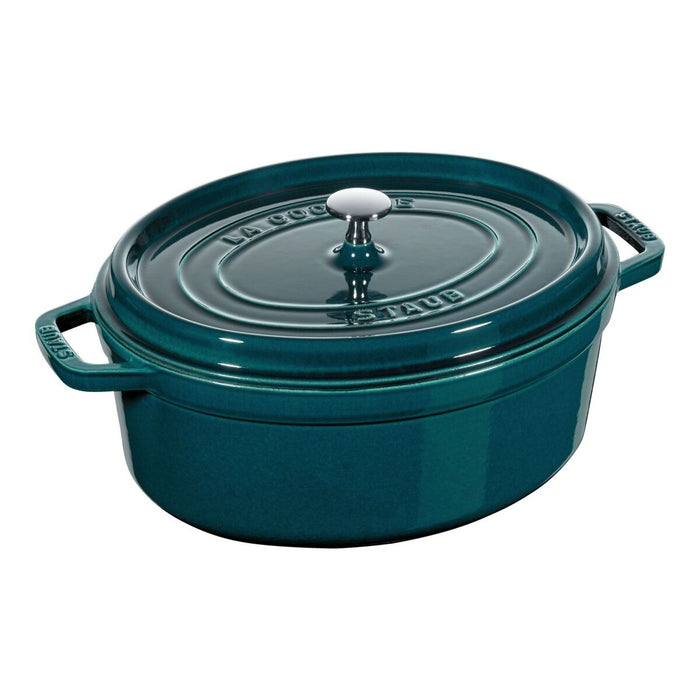 STAUB Cocotte, 37 cm | Graphit-Grau | oval | Gusseisen