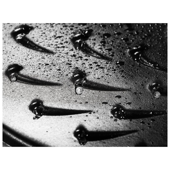 STAUB Bräter mit Chistera Drop-Structure, 28 cm | Basilikum-Grün | rund | Gusseisen