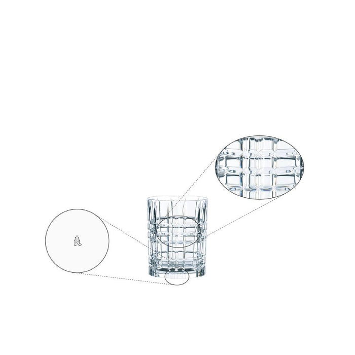 NACHTMANN Square Whisky Set, 4er Set
