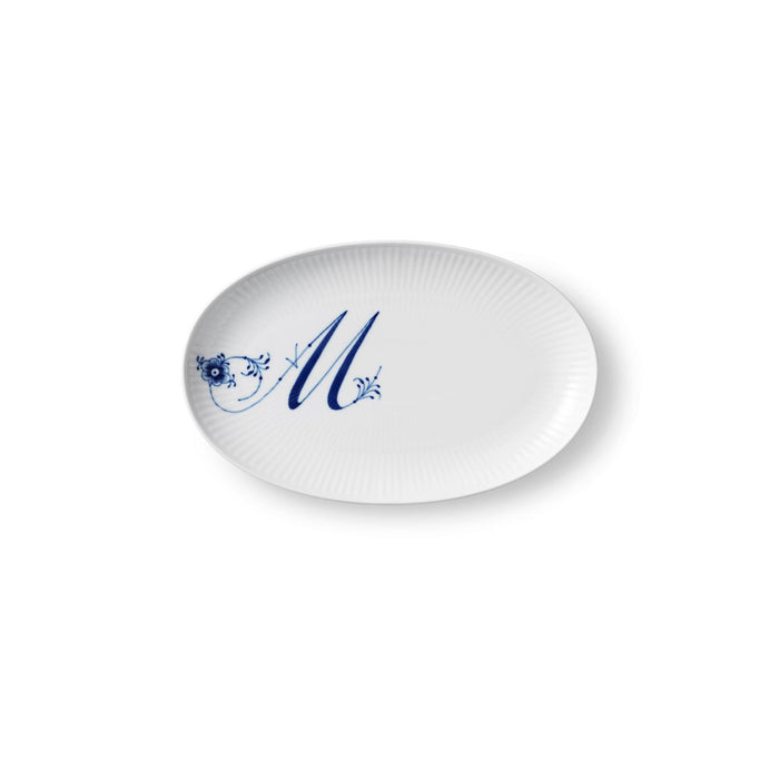 Royal Copenhagen Alphabet Oval Asiette, M, 23,5 cm