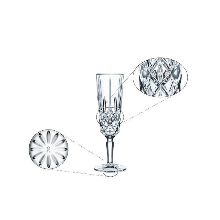 NACHTMANN Noblesse Champagnerglas, 6er Set