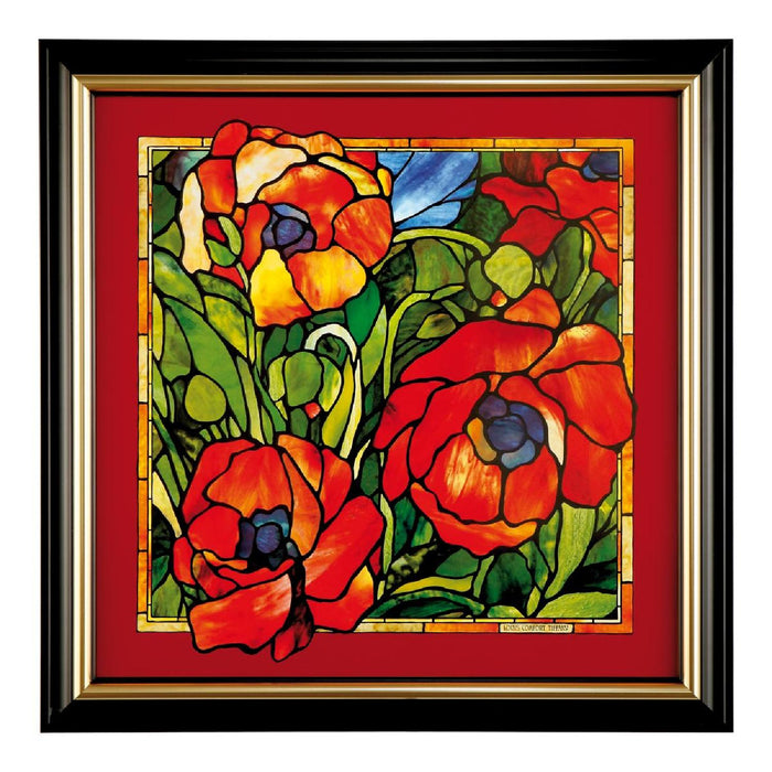 Goebel Louis Comfort Tiffany - "Orientalische Mohnblume" Wandbild