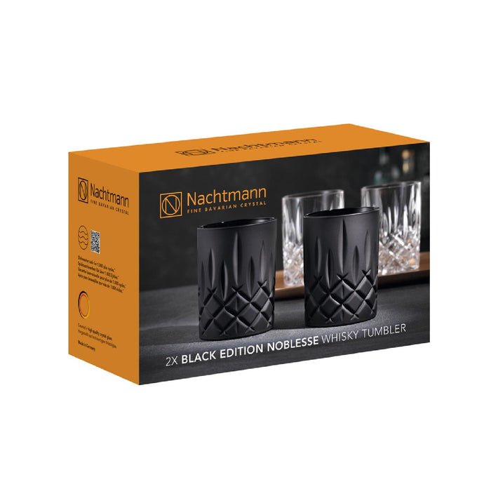 Nachtmann Noblesse Tumbler - Schwarz 2er Set