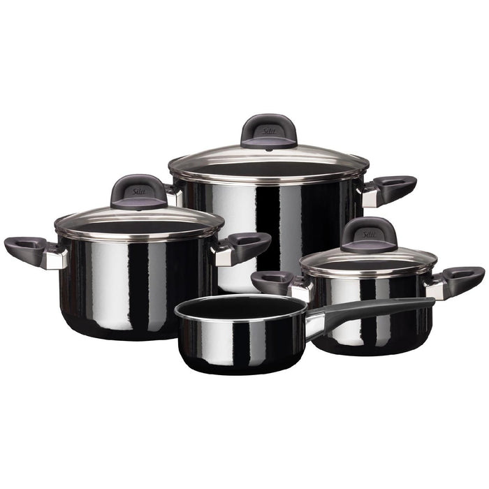 Silit Topf-Set 4-teilig Modesto Line Black
