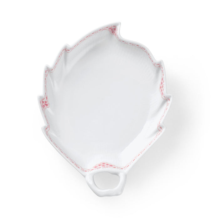 Royal Copenhagen Coral Lace Dish Leaf Shaped 23cm