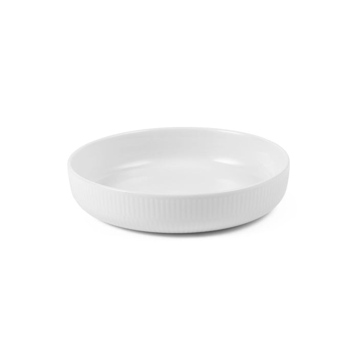 Royal Copenhagen White Fluted Ovenware Round 18,5cm
