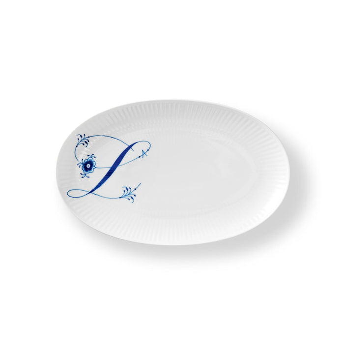 Royal Copenhagen Alphabet Oval Asiette, L, 23,5 cm