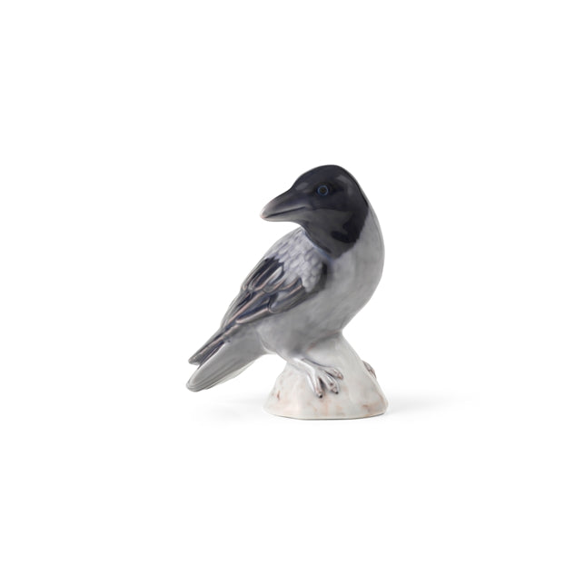 Royal Copenhagen Weihnachtsteller Figur 2025, Krähe, 10,5 cm