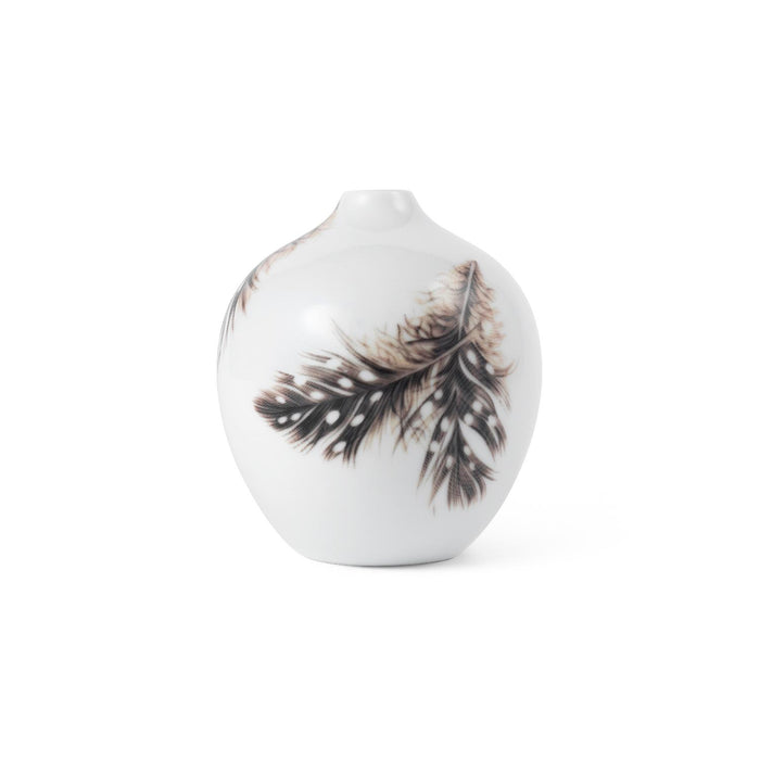 Royal Copenhagen Frühling Vase 2025, Perlhuhn, 13 cm