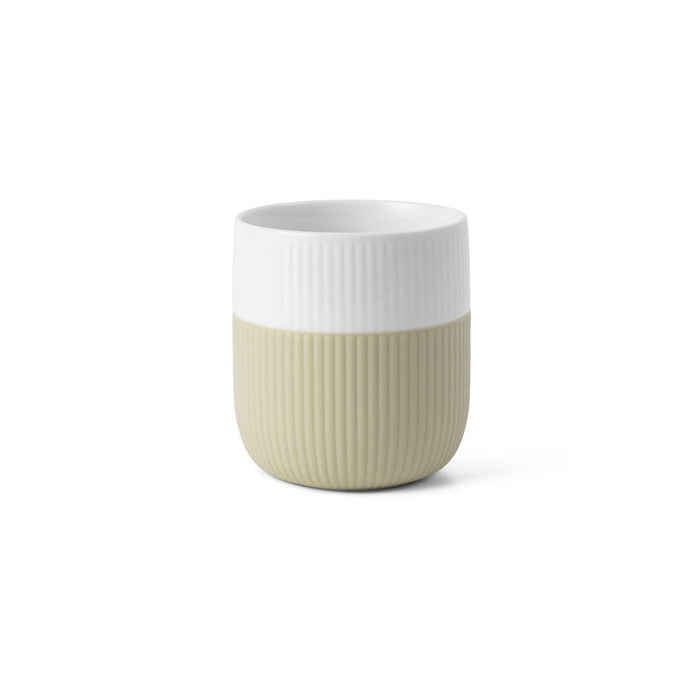 Royal Copenhagen Fluted Contrast Becher, Sand, 35 cl