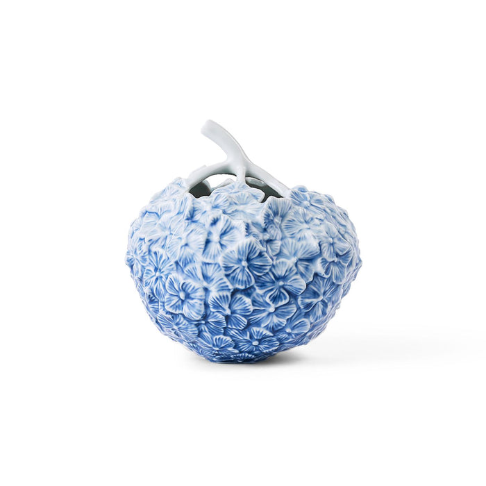Royal Copenhagen Hortensien-Vase - Blau groß