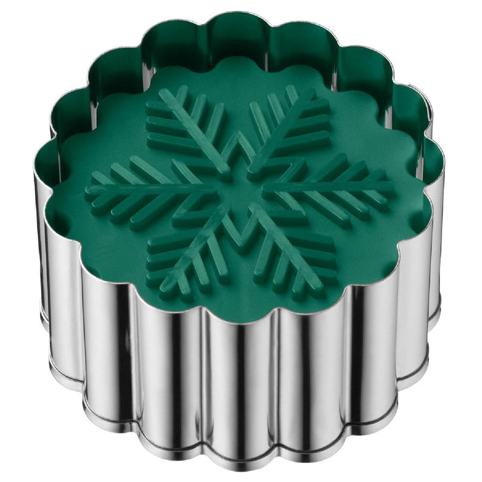 Kaiser Ausstecher mit Keksstempel Schneeflocke