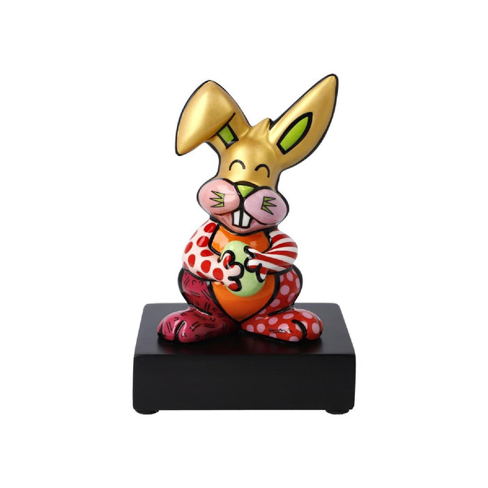 Goebel Romero Britto Orange Rabbit Figur