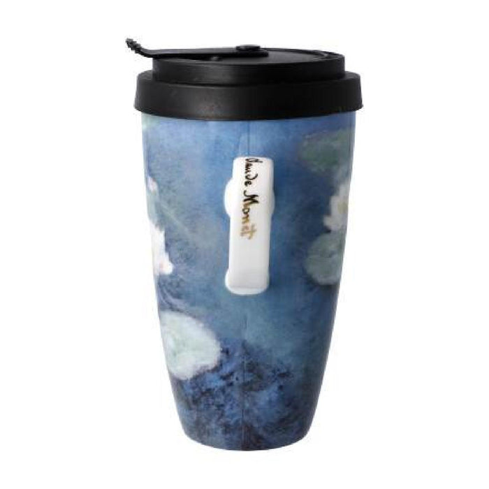 Goebel Monet - Seerosen am Abend Künstlertasse mit Deckel