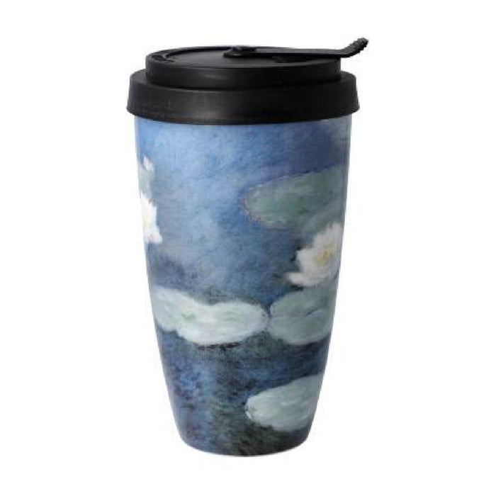 Goebel Monet - Seerosen am Abend Künstlertasse mit Deckel
