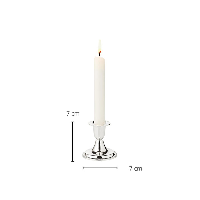 EDZARD Leuchter Perla H 7 cm 2er Satz