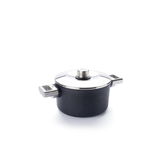 Woll, Pro Logic Induktion, Gusstopf, SG Ø 20 cm, 12 cm hoch, 3 Liter mit Deckel in Box