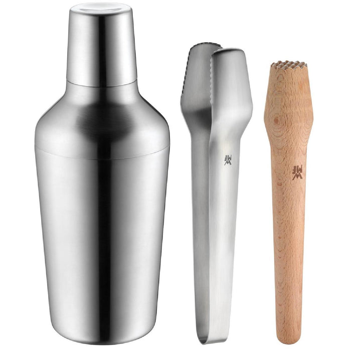 WMF Barset 3-teilig Sieb Barmaß Zange Stößel Clever & More