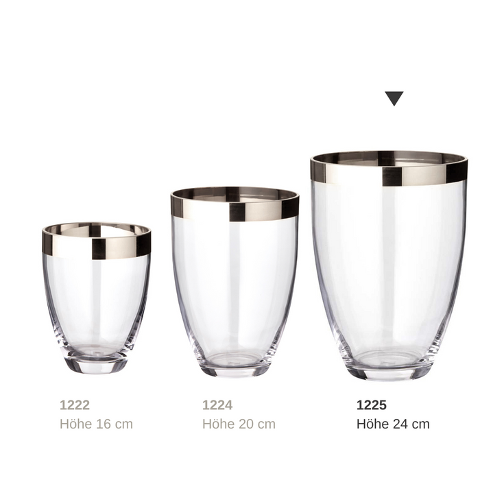 EDZARD Vase Charlotte H 24 cm