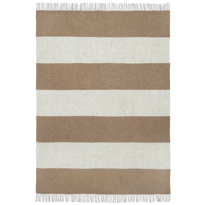 Eagle Products Decke Johann - native, 135x205 cm, dunkelnatural, weiß