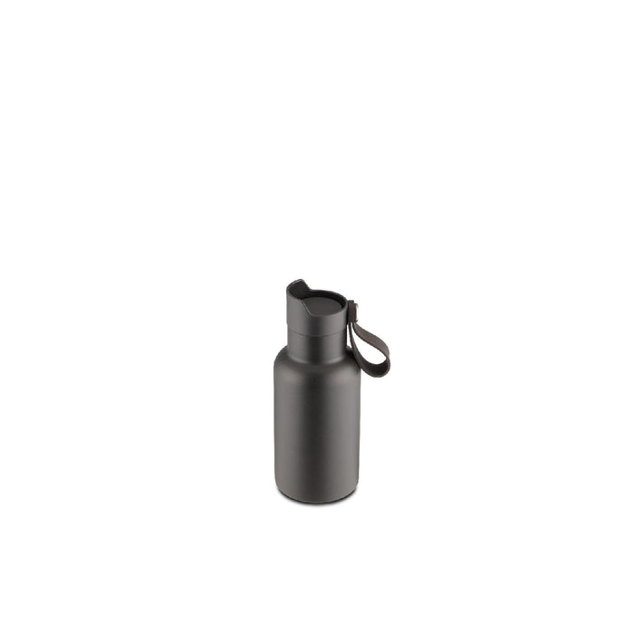 Weis Thermoflasche inkl. Deckel mit Trinkfunktion 0,35 L grau