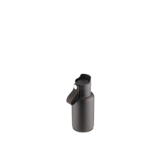 Weis Thermoflasche inkl. Deckel mit Trinkfunktion 0,35 L grau