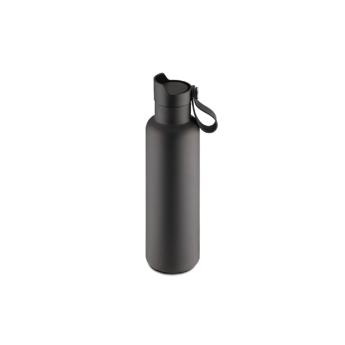 Weis Thermoflasche inkl. Deckel mit Trinkfunktion 1 L grau
