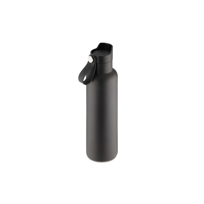 Weis Thermoflasche inkl. Deckel mit Trinkfunktion 1 L grau