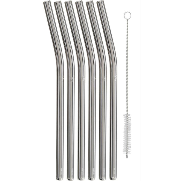 WMF Glastrinkhalme 6tlg. 230 mm inkl. Bürste
