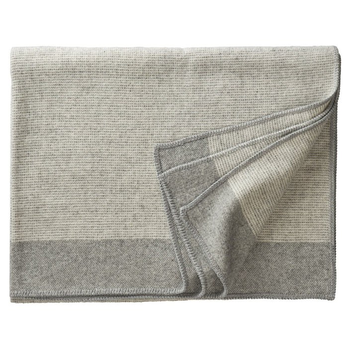 Eagle Products Decke Curt - native, 130x200 cm, mittelgrau, weiß