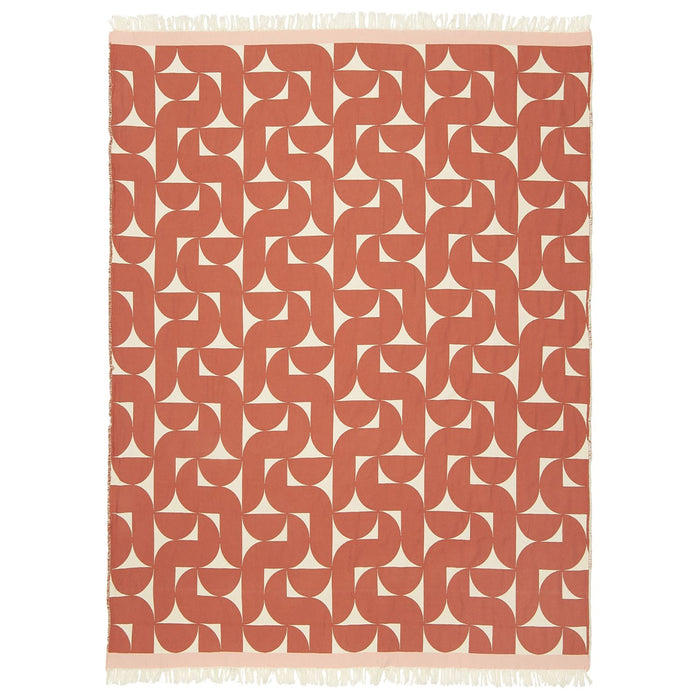 Eagle Products Decke STOCKHOLM, 130x180 cm, rost, natur, rose