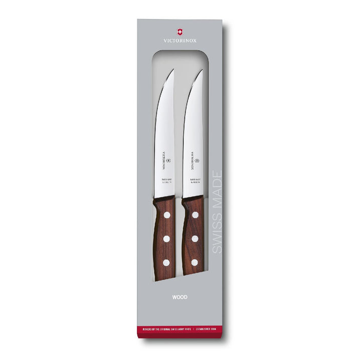 Victorinox Rosewood Steakmesser-Set, 2-teilig, Geschenkverpackung