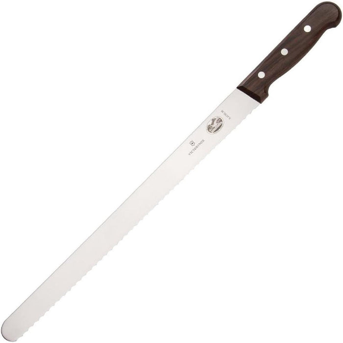 Victorinox Schinkenmesser Wellenschliff, Ahorn modifiziert