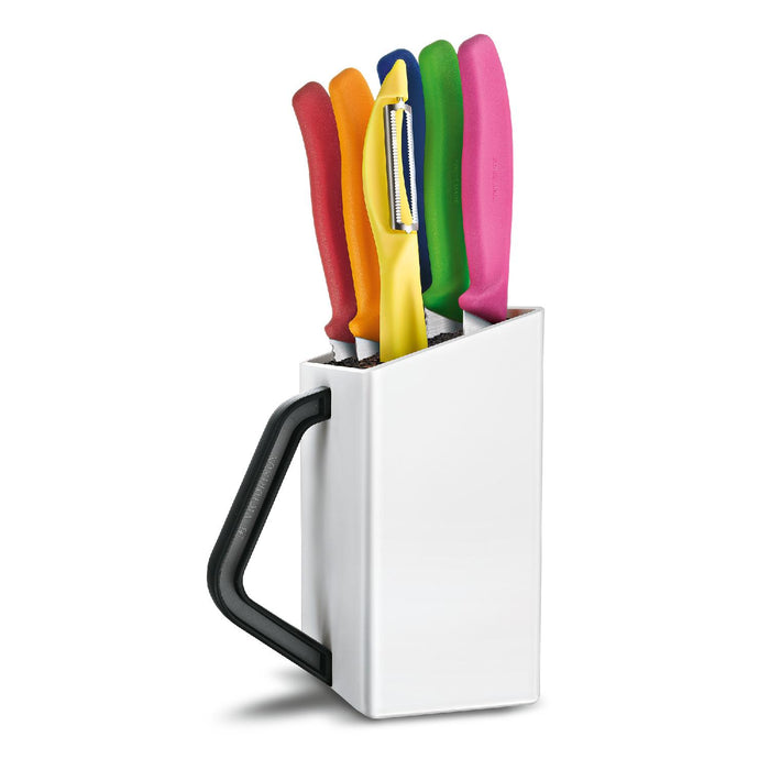 Victorinox SwissClassic Utility block, weiss, 6-tlg., farblich assortiert