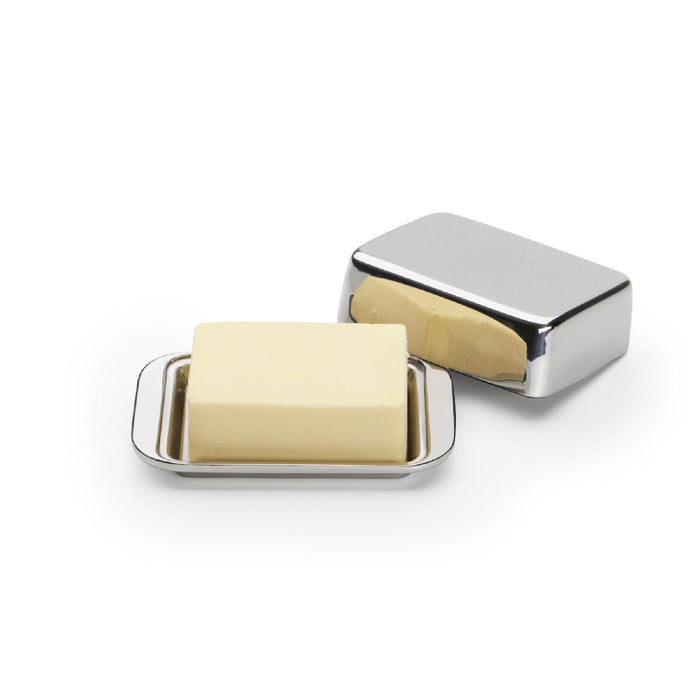 Weis Butterdose aus Edelstahl, doppelwandig