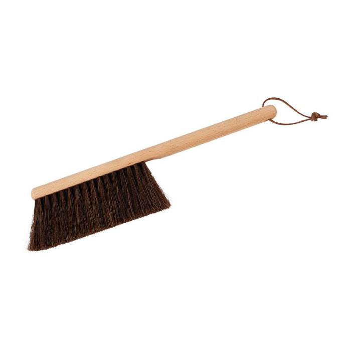 Redecker Handfeger, schmal, braunes Rosshaar