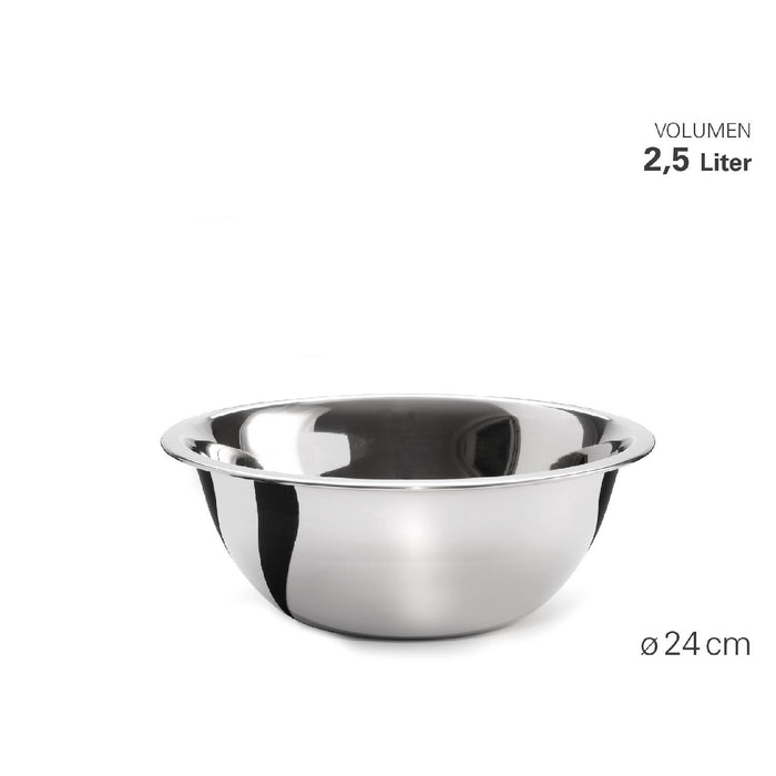 Weis Schüssel "Gastro" aus Edelstahl Ø 24 cm