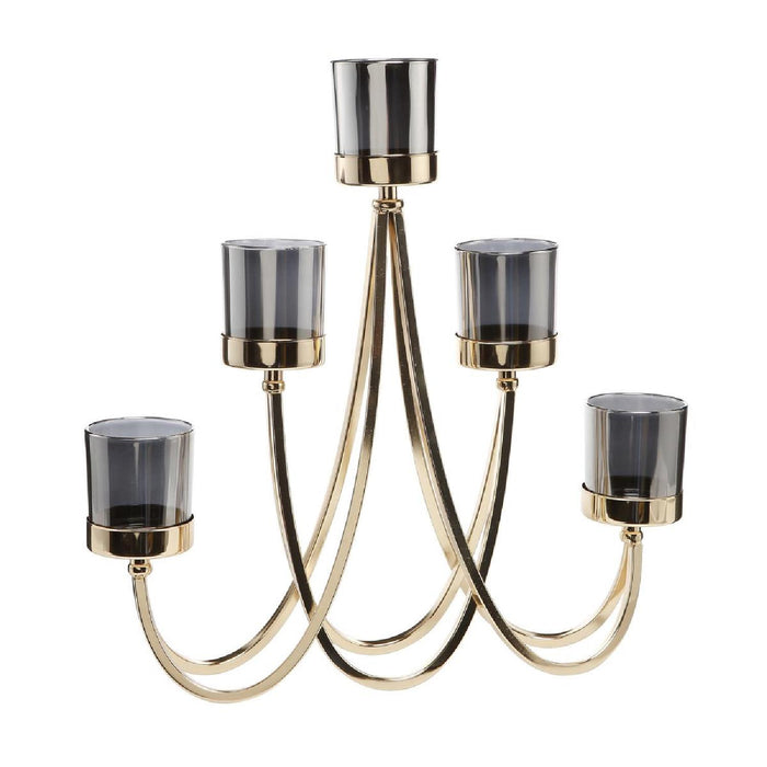 Goebel Kerzenleuchter gold Kerzenhalter