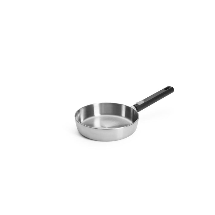 Woll, Logic Steel Flachpfanne, Ø 20 cm, 5 cm hoch, mit abnehmbarem Stiel, Induktion