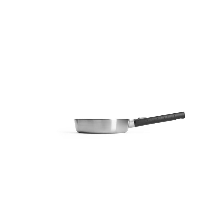 Woll, Logic Steel Flachpfanne, Ø 20 cm, 5 cm hoch, mit abnehmbarem Stiel, Induktion