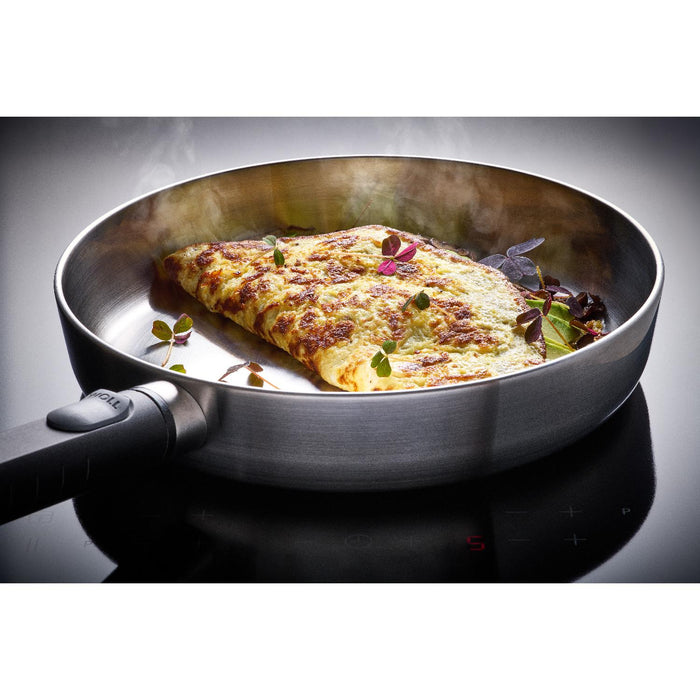 Woll, Logic Steel Flachpfanne, Ø 20 cm, 5 cm hoch, mit abnehmbarem Stiel, Induktion