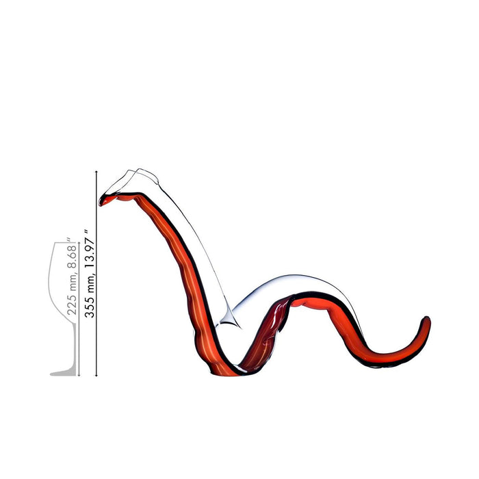RIEDEL DEKANTER TWENTY TWELVE Schwarz/Rot/Schwarz