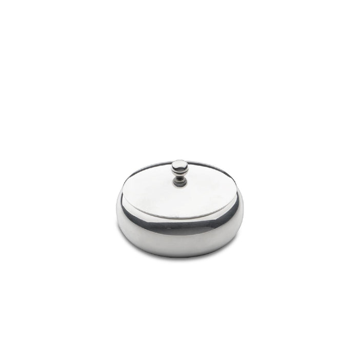 Weis Zuckerdose aus Edelstahl mit Deckel, Ø 8,5 cm