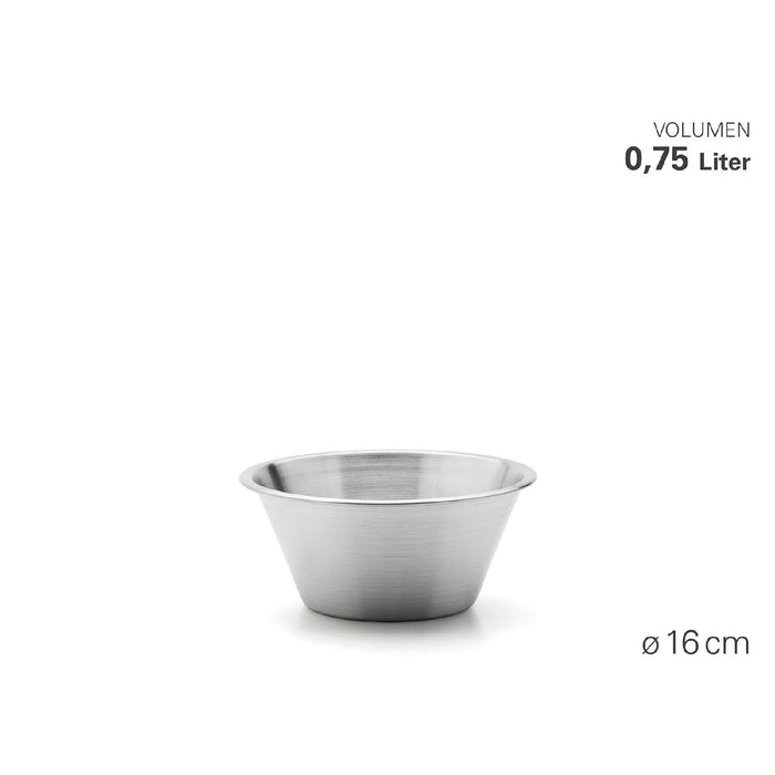 Weis Schüssel "Gastro +" aus Edelstahl Ø 16 cm