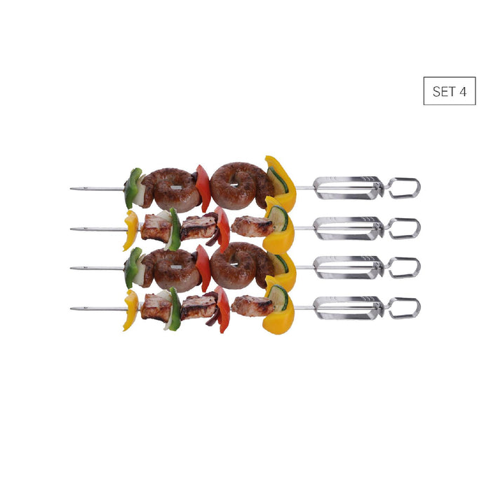Weis Grillspieße mit Abstreifer, 35 cm -Set 4